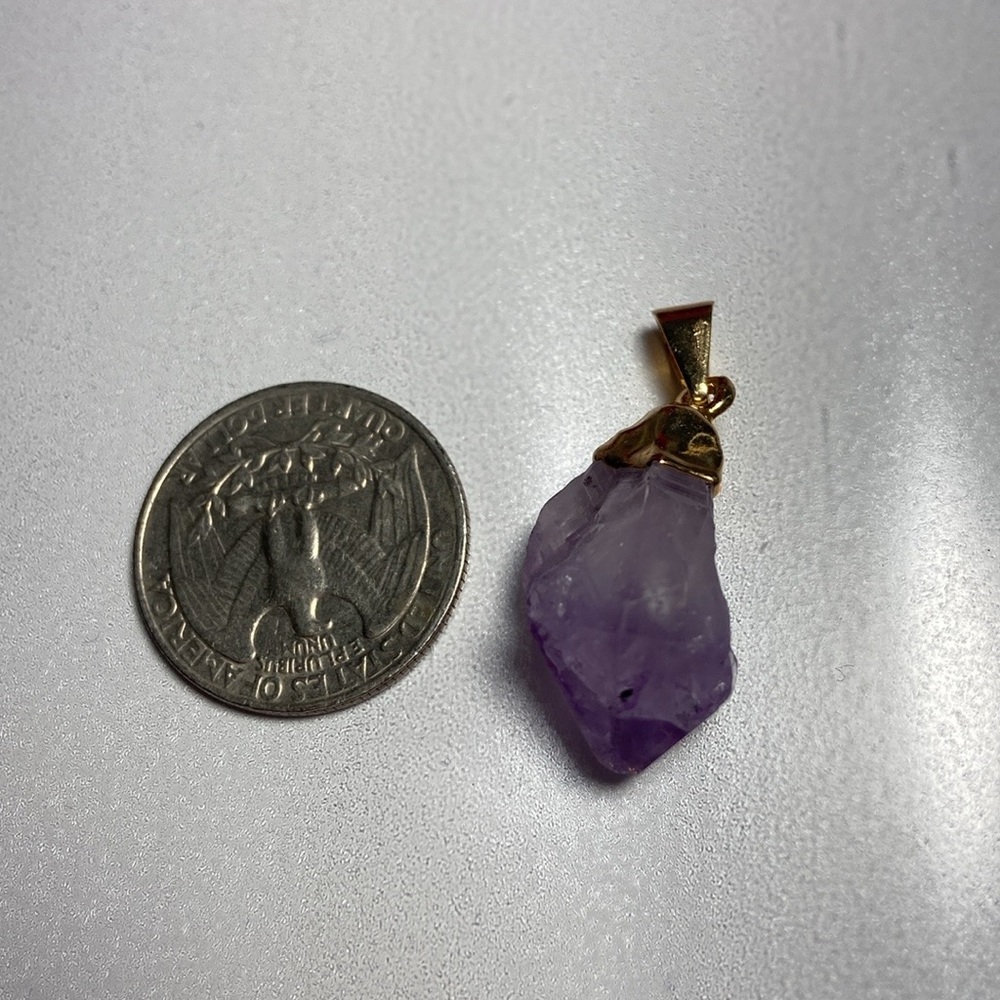 Amethyst Point Pendant - Picture 4 of 4